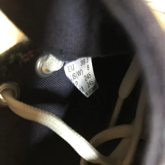 Helly Hansen fjord canvas shoe sneakers V2 floral flowers - Picture 8 of 8